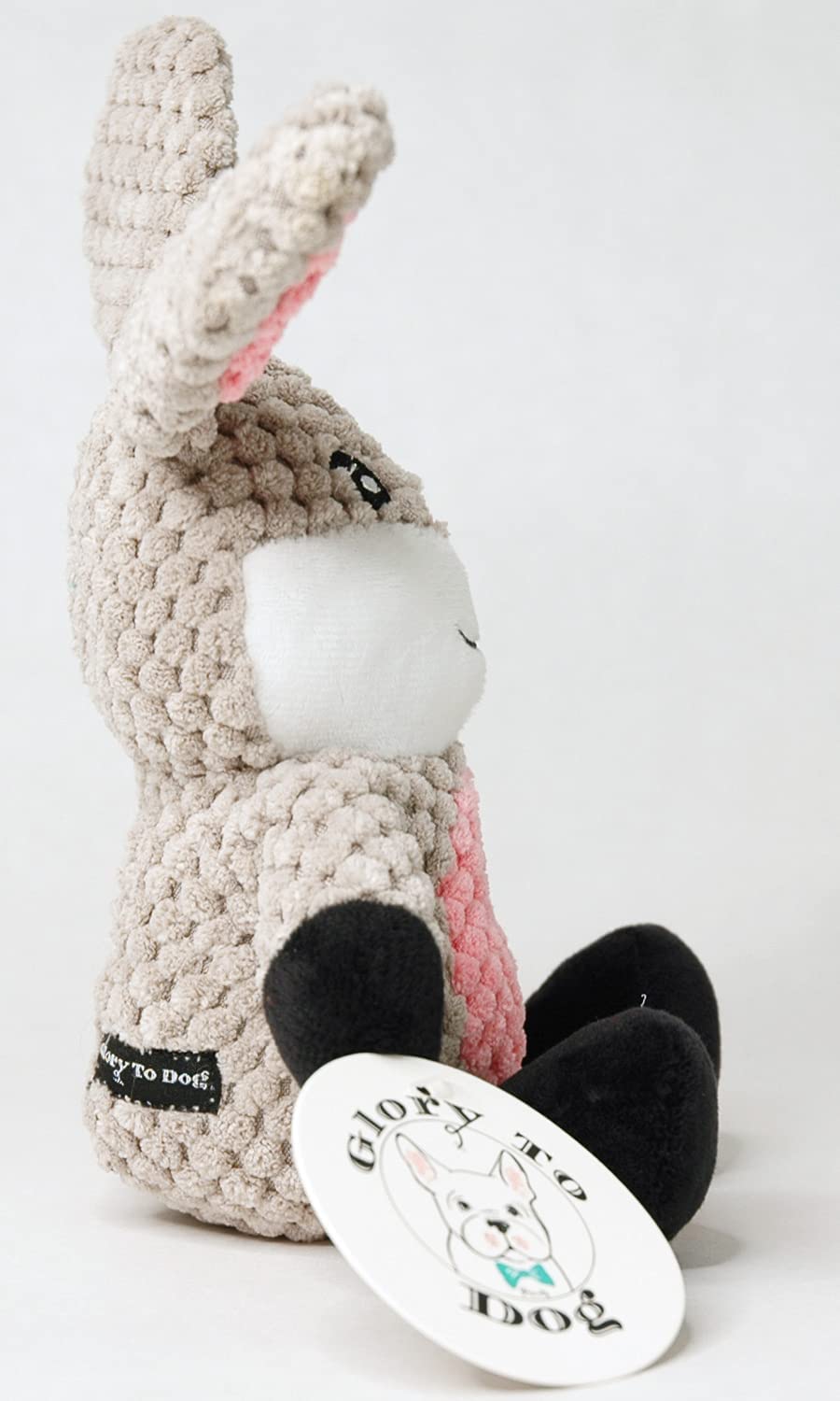 Glory To Dog Barnyard Rabbit Plush Dog Toy